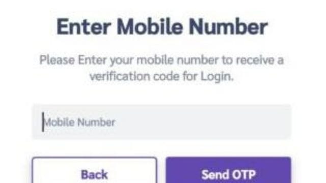 To complete the sign-up process, enter your email address and password.  Include your mobile phone number and confirm it using an OTP.