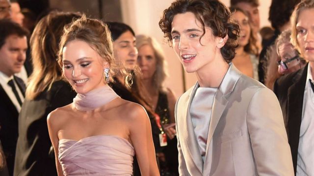 Chalamet and Lily-Rose